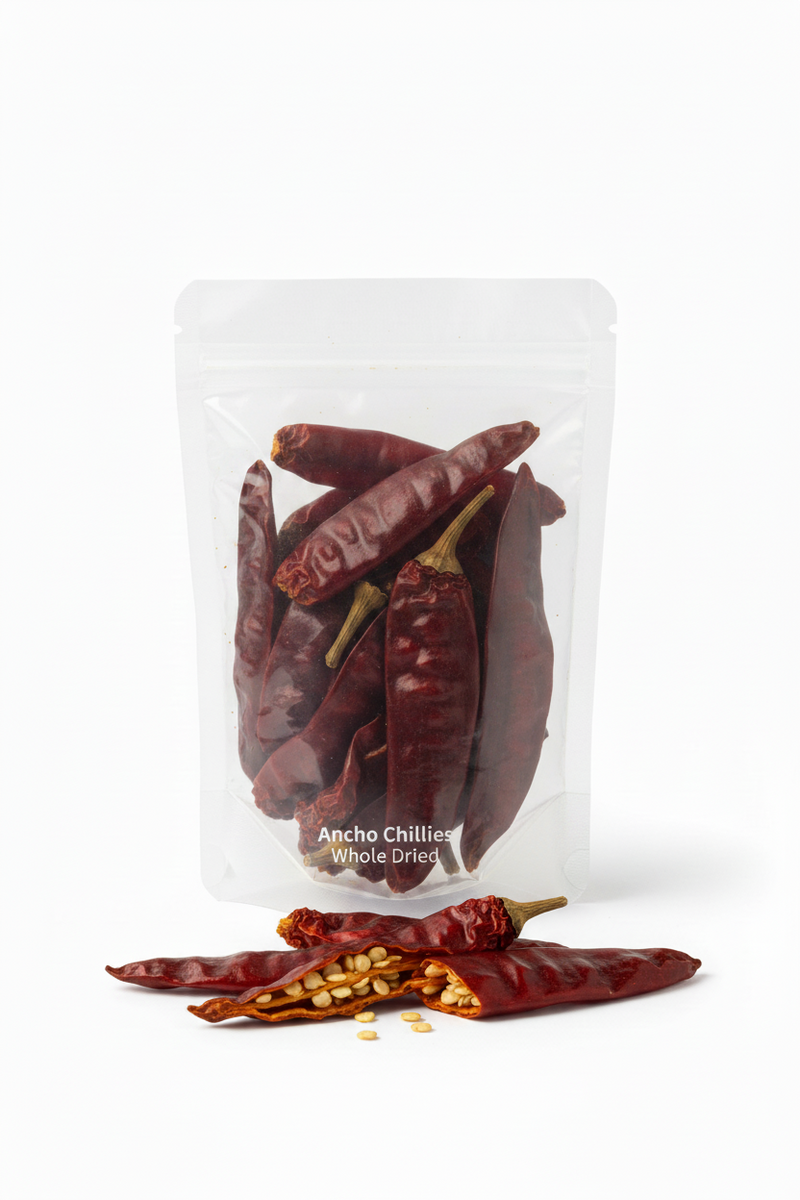 Ancho Chillies, Whole Dried